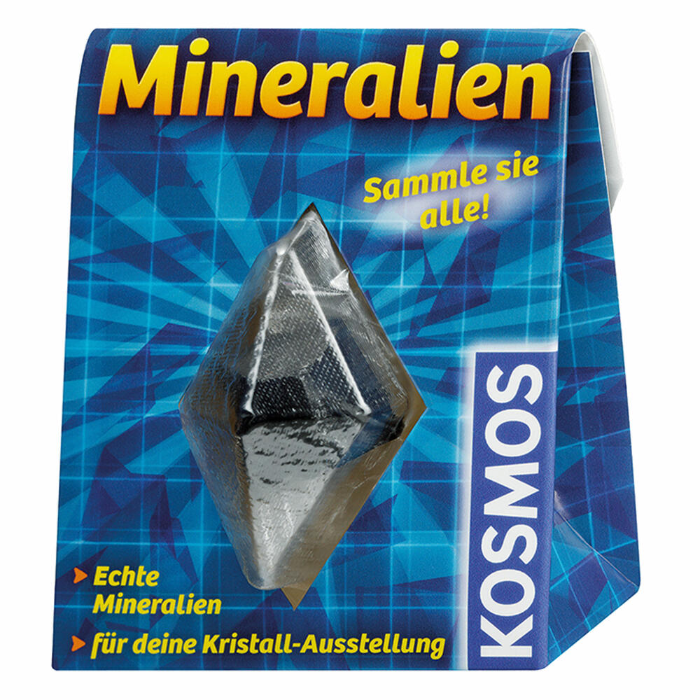 KOSMOS Die Wunderwelt der Mineralien, Mineralstein, Mineral Stein, zum Sammeln, Sortiert, ab 7 Jahren, 601805