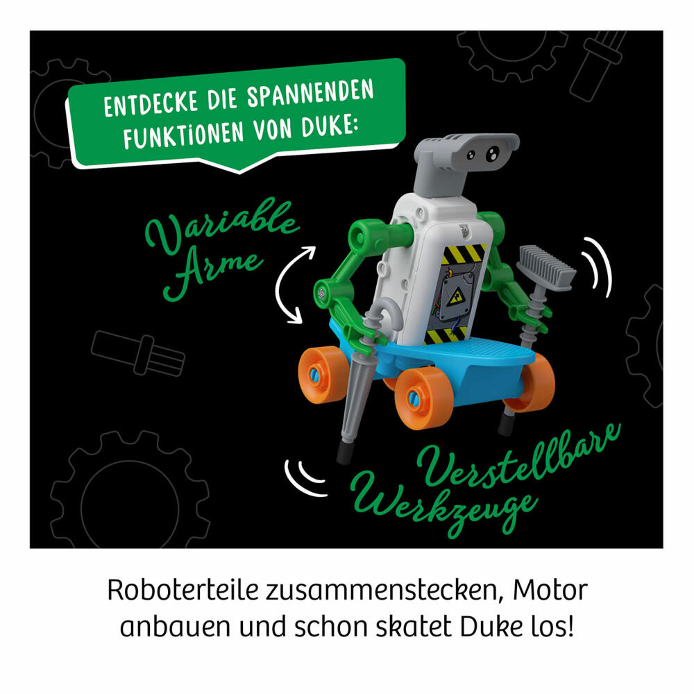 KOSMOS ReBotz - Duke der Skating-Bot, Roboter, Experimentierkasten, Bots, Spielzeug, 602598