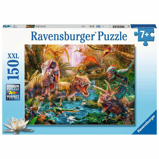 Ravensburger Kinderpuzzle Versammlung der Dinosaurier, Kinder Puzzle, Puzzles, 150 Teile XXL, ab 7 Jahren, 13348