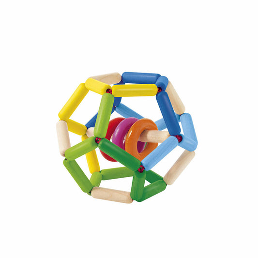 Selecta Spielzeug Space Greiflingball, Greifling, Babyspiel, Babyspielzeug, Holz, 11.5 cm, 61008