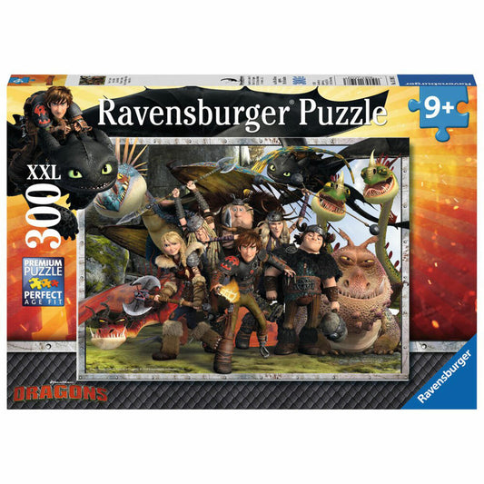 Ravensburger Puzzle Dragons: Treue Freunde, Kinderpuzzle, Legespiel, Kinder Spiel, Puzzlespiel, 300 Teile XXL, 13198 3