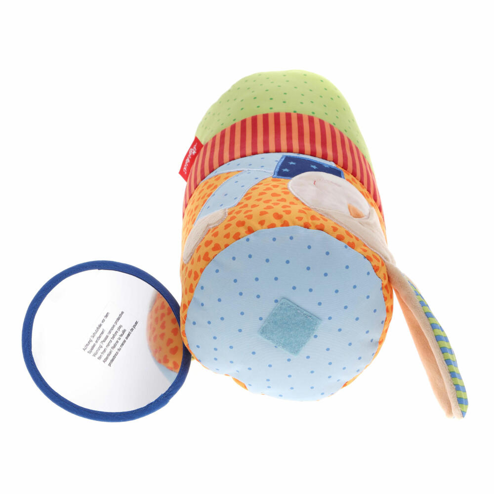 sigikid PlayQ Krabbelrolle, Krabbel Rolle, Babyrolle, Spielzeugrolle, Motorikrolle, Babyspielzeug, Baby Spielzeug, Ø 15 cm, 40609