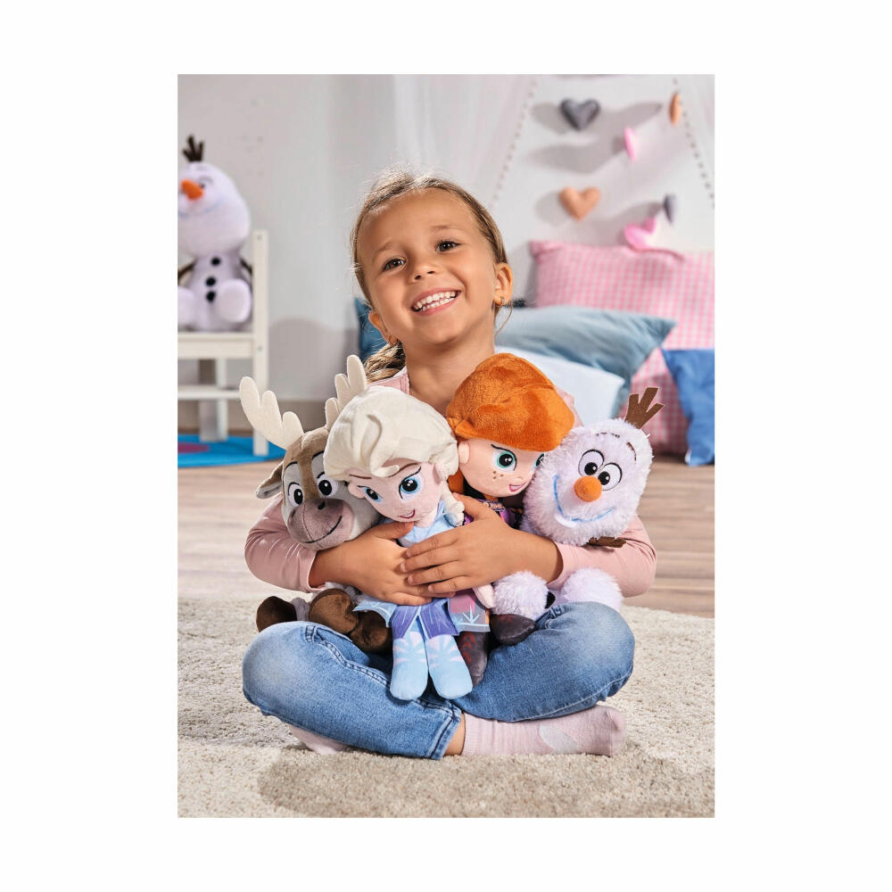 Simba Disney Frozen 2 Friends Olaf, Kuscheltier, Plüschtier, Stofftier, Stofffigur, Eiskönigin, 25 cm, 6315877641