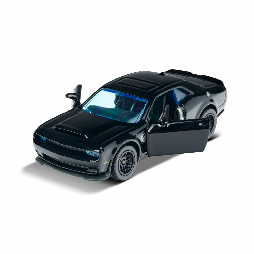 Majorette Black Edition Geschenkset, 5er Set, Spielzeugauto, Spielzeug Auto, Dodge, Audi, Brabus, Schwarz, 212053174