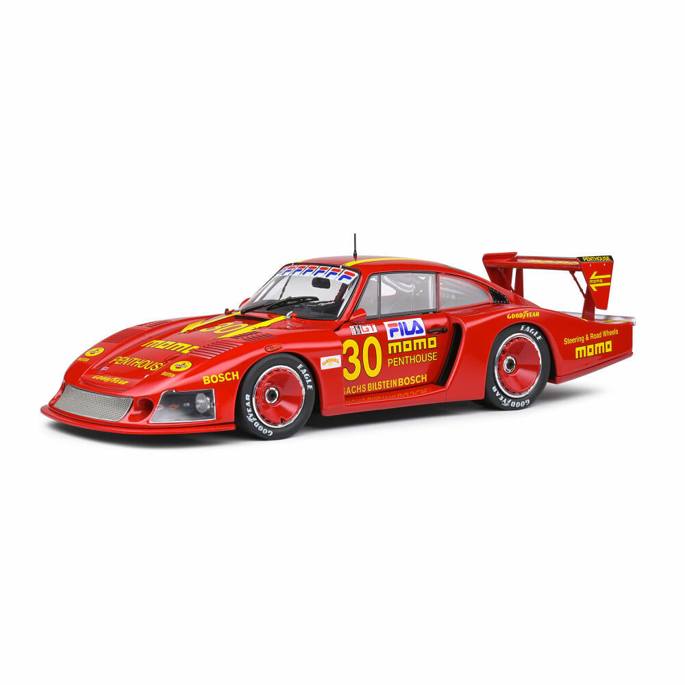 Solido Porsche 935 MobyDick #70, Modellauto, Modell Auto, Miniaturauto, Miniatur, Maßstab 1:18, Rot, 421188100