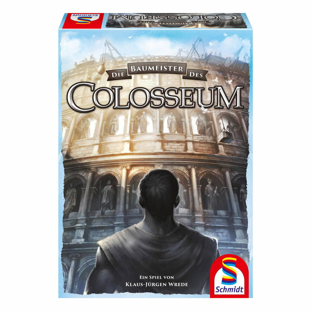 Schmidt Spiele Wrede Die Baumeister des Colosseum, Brettspiel, Gesellschaftsspiel, Für 2 bis 4 Spieler, Ab 10 Jahren, 49325