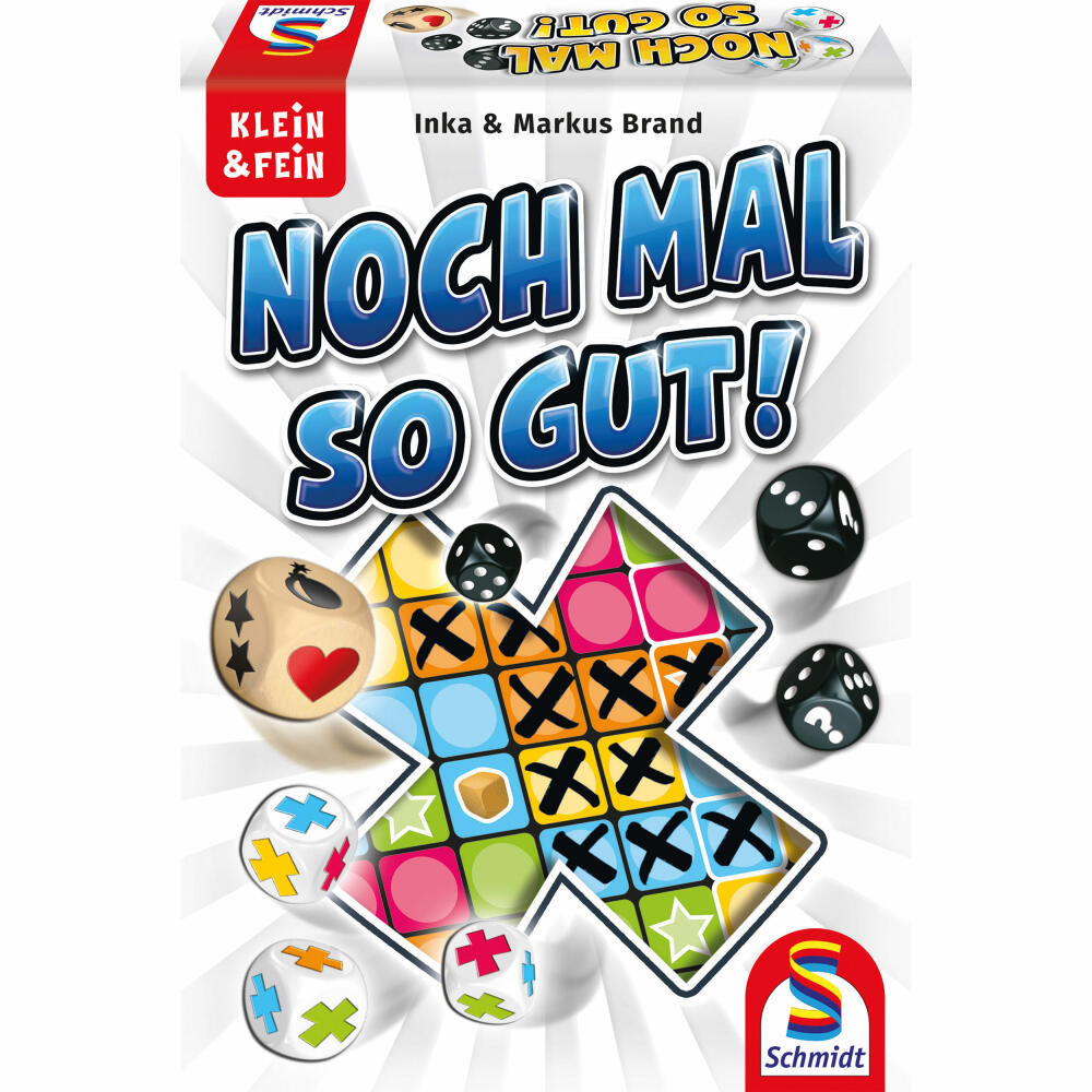 Schmidt Spiele Familienspiel Noch Mal So Gut!, Würfelspiel, Gesellschaftsspiel, Würfel Spiel, Ab 8 Jahre, 49365