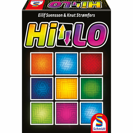 Schmidt Spiele Familienspiel HiLO, Kartenspiel, Denkspiel, Logikspiel, Karten Spiel, Ab 8 Jahre, 49362