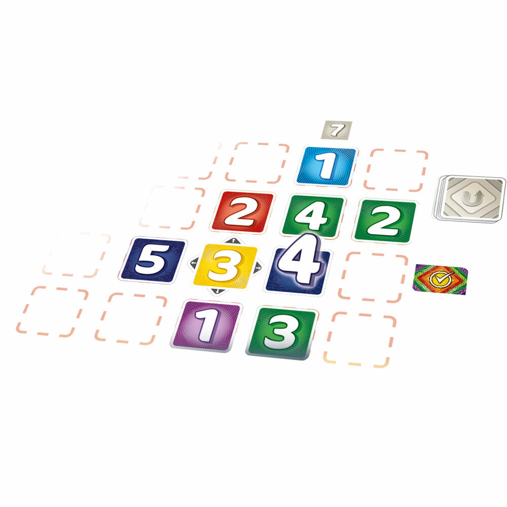 Schmidt Spiele For One Number UP, Legespiel, Ein-Personen-Spiel, ab 8 Jahren, 49433