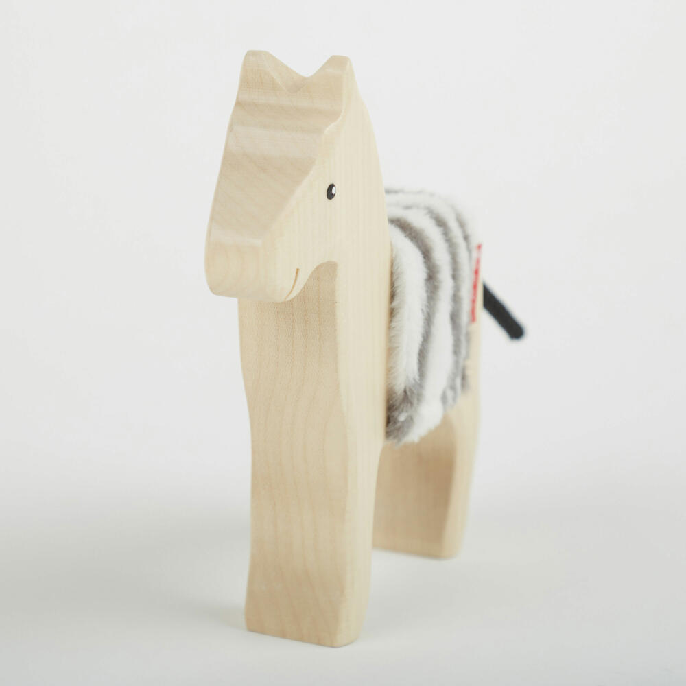 sigikid Cudly Wudly Holztier Zebra, Holzfigur, Spielfigur, Holzspielzeug, Spielzeug, Dekoration, 39505