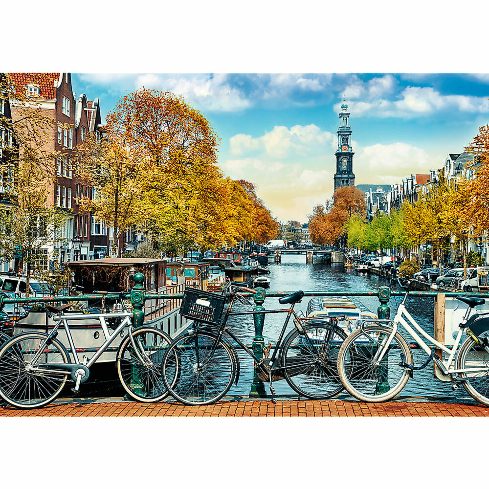 Trefl Puzzle UFT Wanderlust: Herbst in Amsterdam, 1000 Teile, 68.3 x 48 cm, 10702