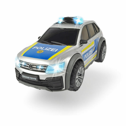 Dickie Toys VW Tiguan R-Line, Polizeiauto, SUV, Polizei Auto, Einsatzwagen, Spielzeugauto, Spielzeug, 203714013