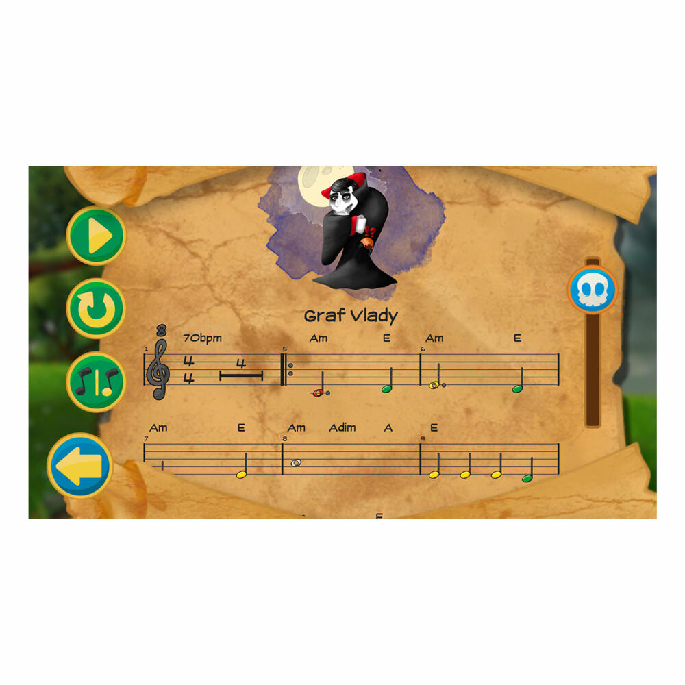 Voggenreiter Flute Master App mit Blockflöte, Block Flöte, Lernsoftware, Kinder, Instrument, Barocke Griffweise, Kunststoff, ab 6 Jahre, 1127