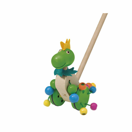 Selecta Spielzeug Tattolo Schiebefigur, Schiebe Figur, Kleinkindspiel, Kleinkindspielzeug, Holz, 21 cm, 62027