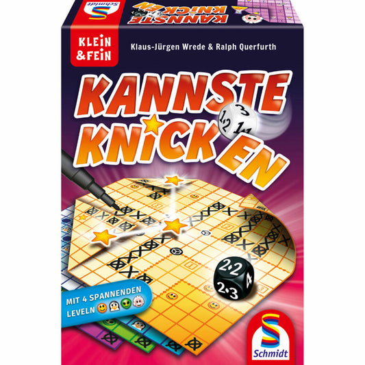 Schmidt Spiele Klein & Fein Kannste knicken, Familienspiel, Würfelspiel, Gesellschaftsspiel, 49387