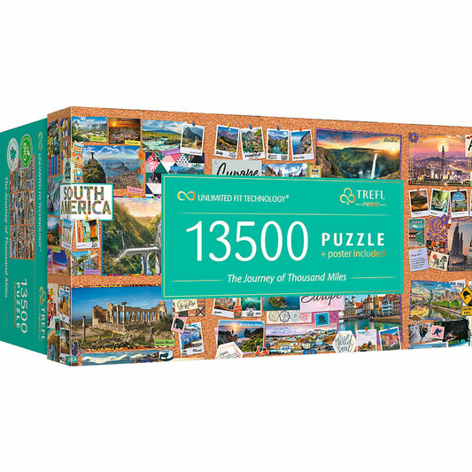 Trefl Puzzle UFT Reise von tausend Meilen, 13500 Teile, 198.5 x 137.6 cm, 81025
