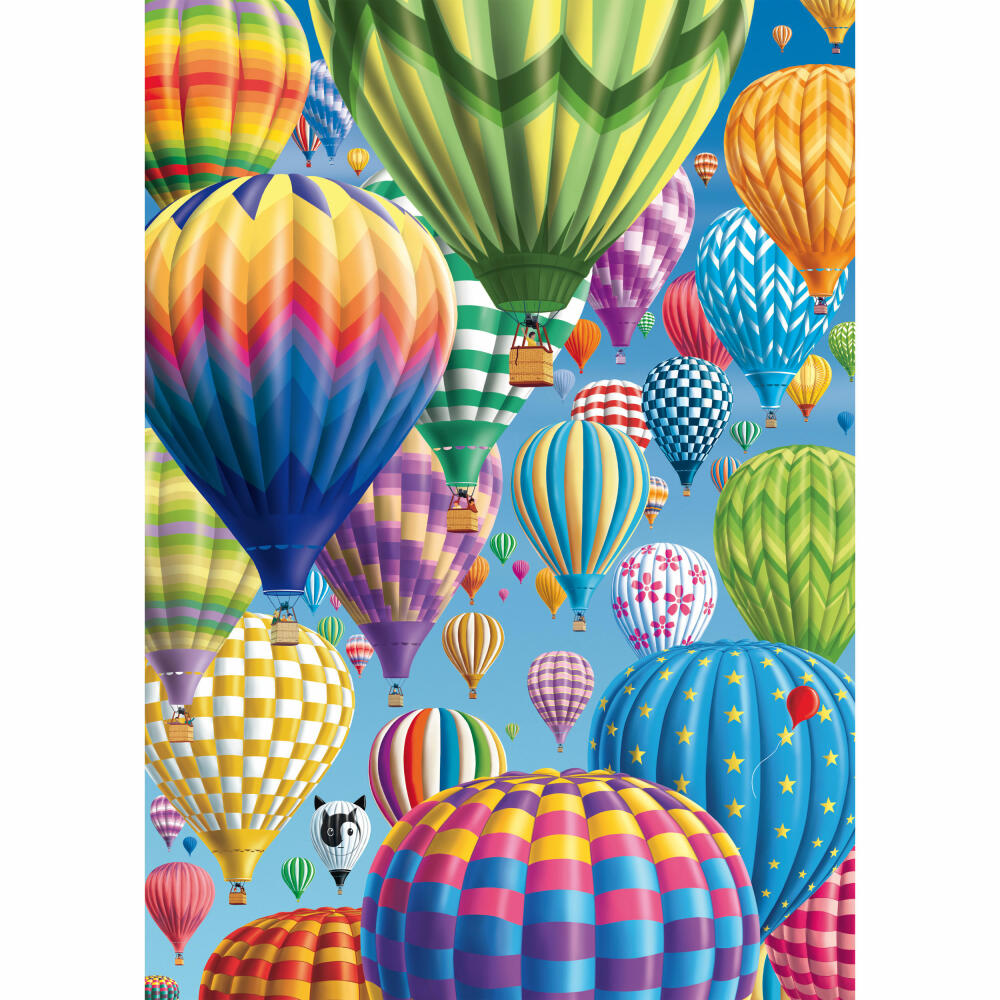 Schmidt Spiele Ballon Bunte Ballone im Himmel, Bildpuzzle, 1000 Teile, Puzzle, Puzzlespiel, 58286