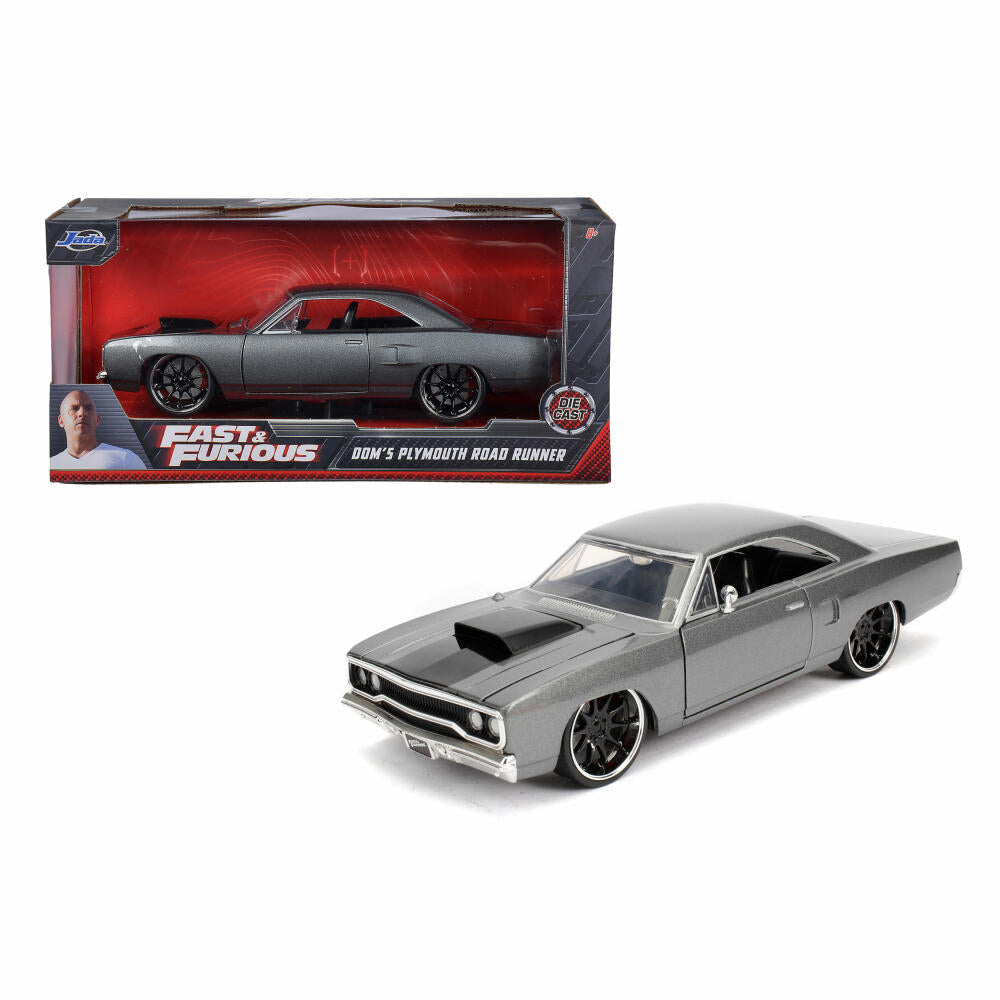 Jada Fast & Furious 1970 Plymouth, Modellauto, Modell Auto, Modellfahrzeug, Maßstab 1:24, 253203054