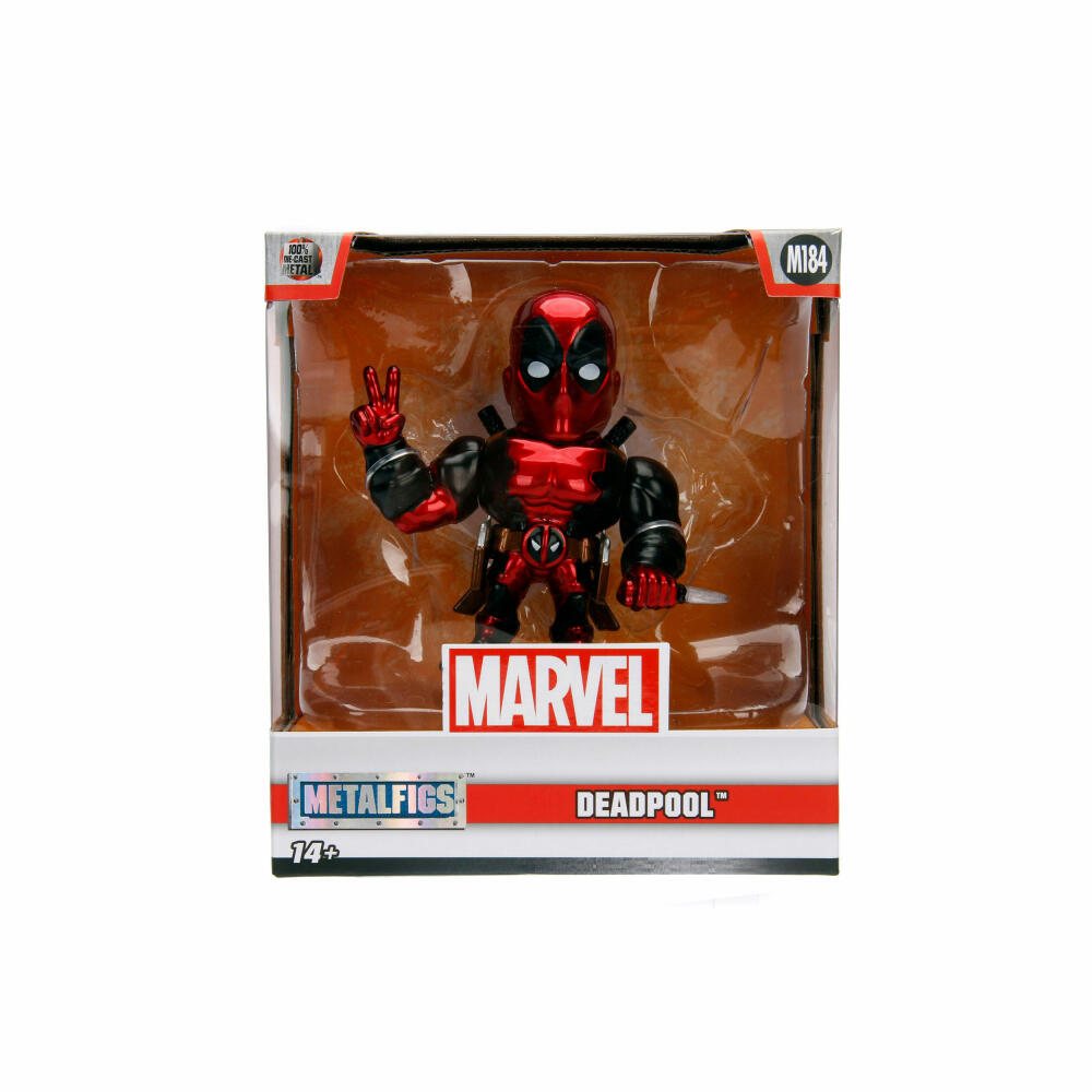 Jada Marvel Deadpool Metallfigur, Metall Figur, Spielfigur, Actionfigur, Action, Spielzeug, 253221006