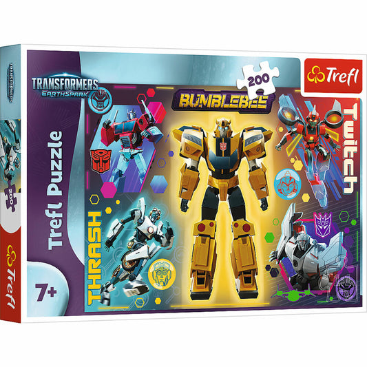 Trefl Puzzle Transformers, Kinderpuzzle, 200 Teile, 48 x 34 cm, 13300