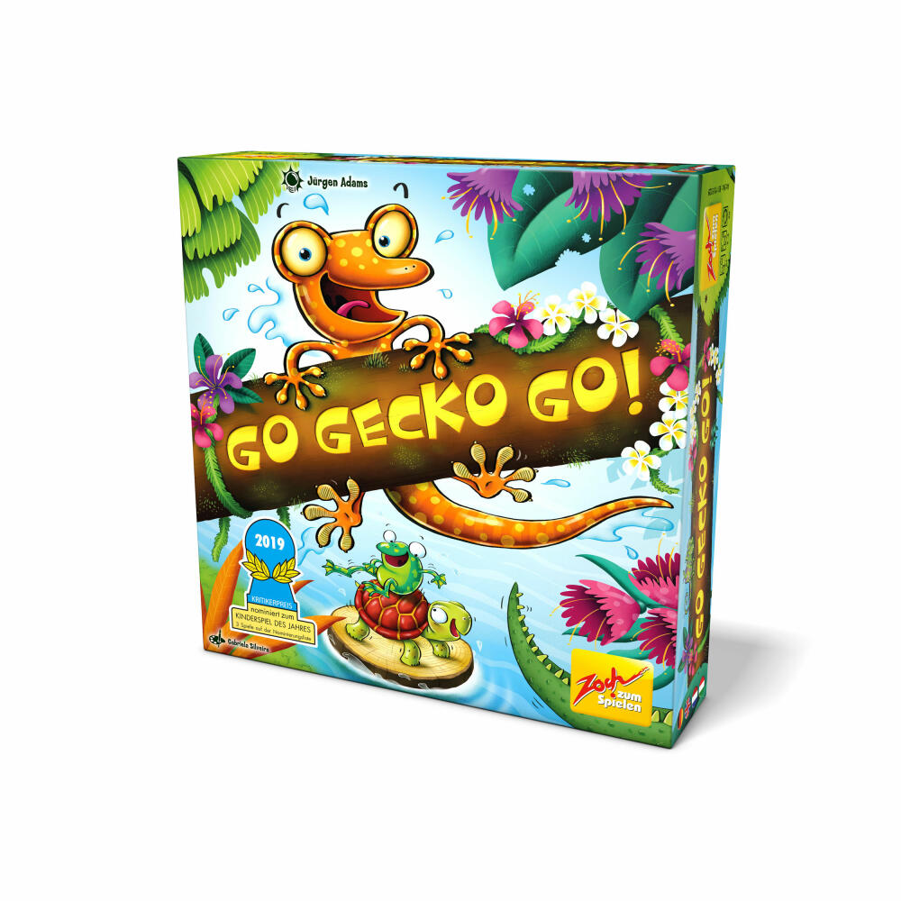 Zoch Go Gecko Go, Kinderspiel, Brettspiel, Gesellschaftsspiel, Familienspiel, Kinder Spiel, 601105129