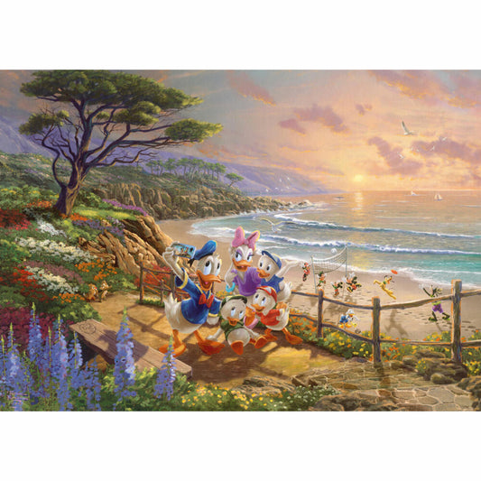 Schmidt Spiele Disney Donald & Daisy A Duck Day Afternoon, Thomas Kinkade, Puzzle, Erwachsenenpuzzle, 1000 Teile, 59951
