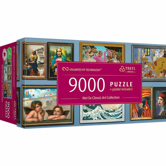Trefl Puzzle UFT Not So Classic Art Collection, 9000 Teile, 198.5 x 92.8 cm, 81021