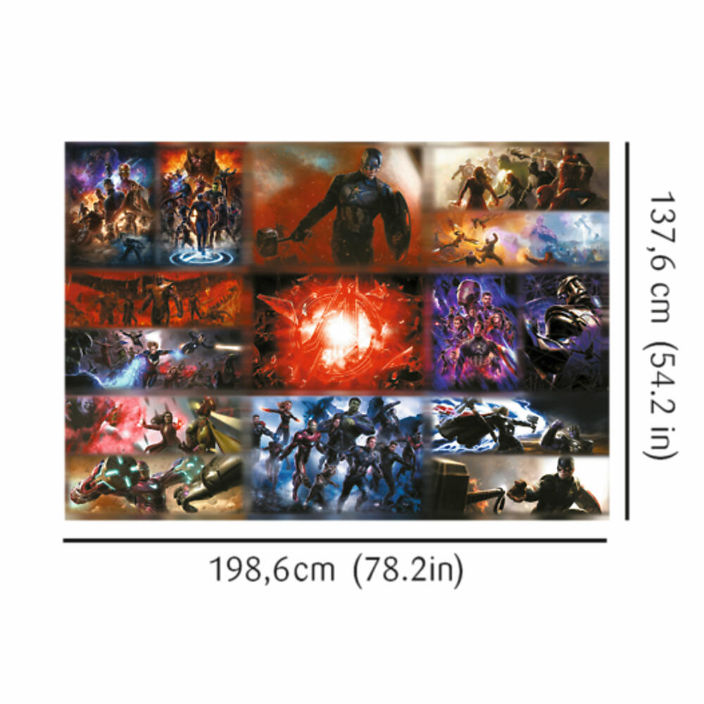 Trefl Puzzle UFT The Ultimate Marvel Collection, 13500 Teile, 198.5 x 137.6 cm, 81024