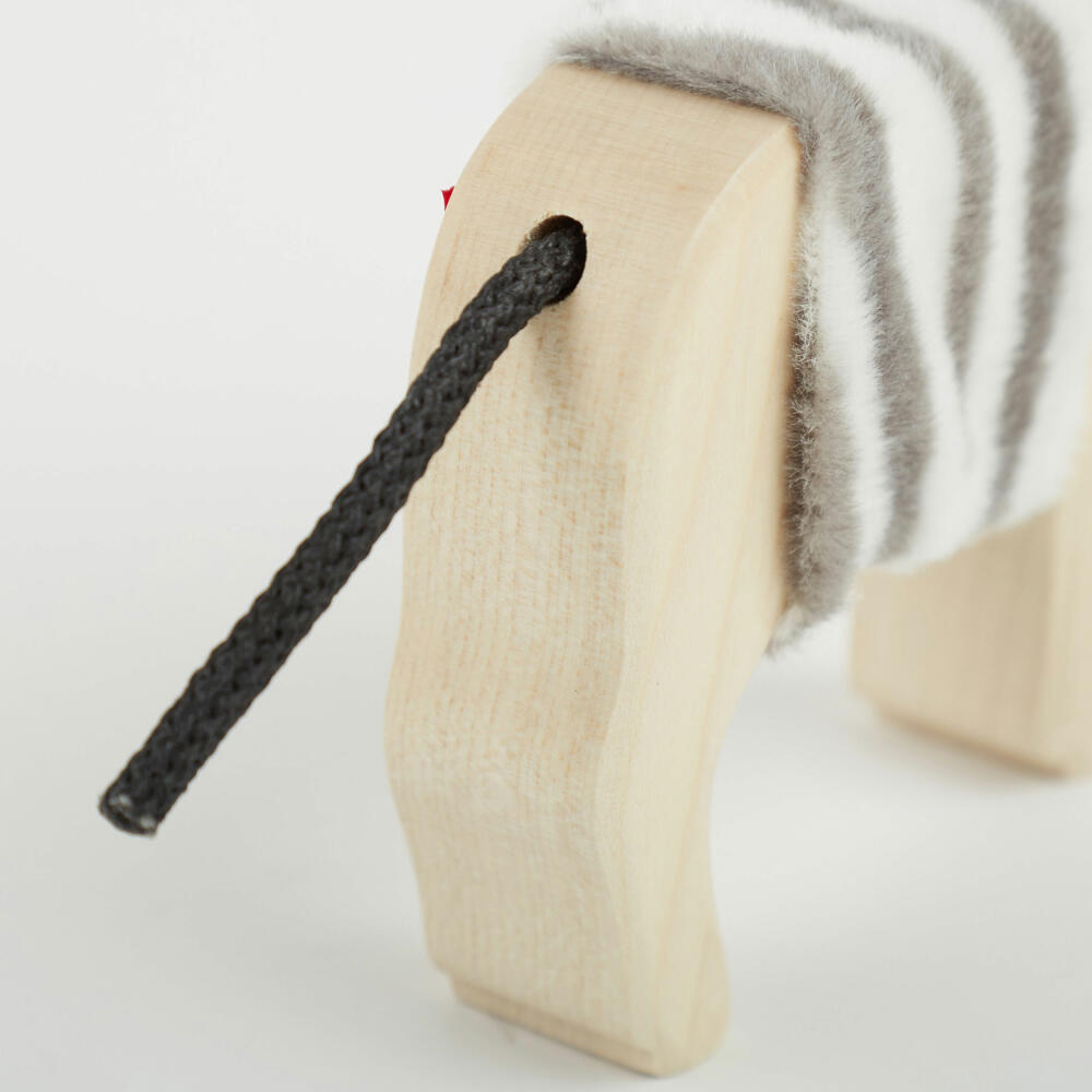 sigikid Cudly Wudly Holztier Zebra, Holzfigur, Spielfigur, Holzspielzeug, Spielzeug, Dekoration, 39505