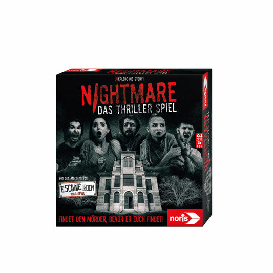 Noris Nightmare Das Thriller Spiel, Abenteuerspiel, Brettspiel, Echtzeit-Spiel, mit App, ab 16 Jahren, 606101896