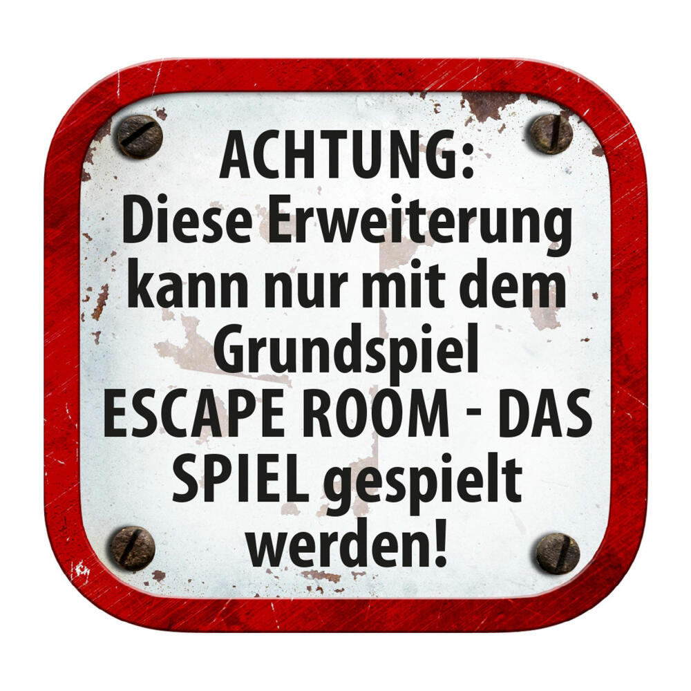 Noris Escape Room Dawn of the Zombies, Erweiterung, Gesellschaftsspiel, Rätselspiel, ab 16 Jahren, 606101869