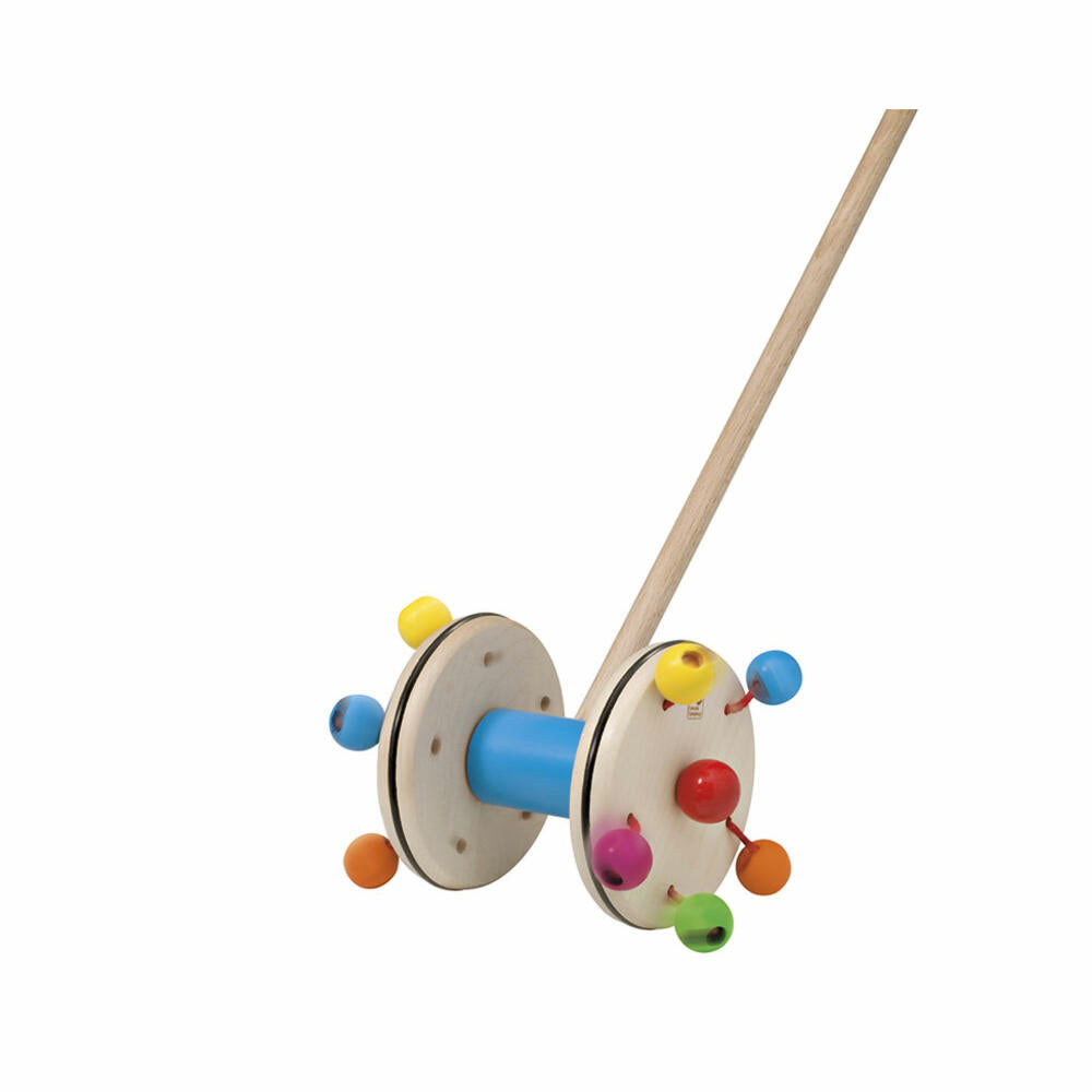 Selecta Spielzeug Roller Schiebefigur, Schiebe Figur, Kleinkindspiel, Kleinkindspielzeug, Holz, 10 cm, 62028