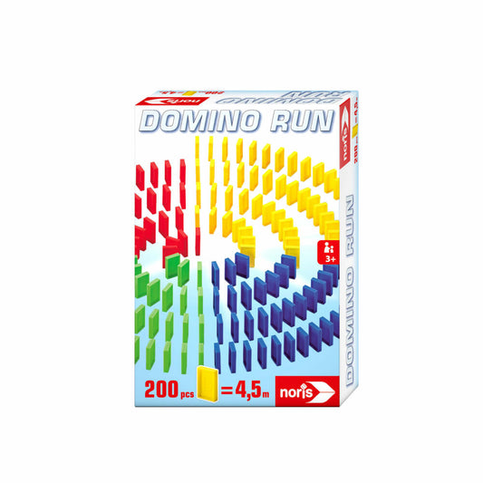 Noris Domino Run, Domino Steine, Dominosteine, Legespiel, Spielzeug, 200 Steine, ab 3 Jahren, 606065644