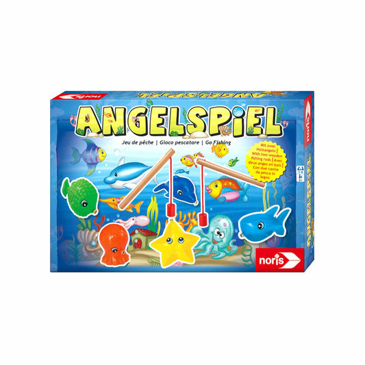 Noris Angelspiel, Kinderspiel, Angel Spiel, Magnetspiel, Magnetische Angeln, ab 2 Jahren, 606041894