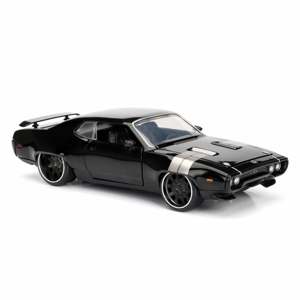 Jada Fast & Furious FF8 1972 Plymouth GTX, Modellauto, Modell Auto, Modellfahrzeug, Maßstab 1:24, 253203034