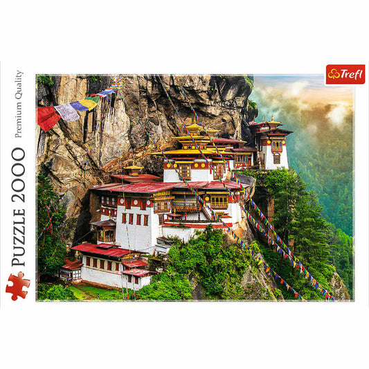 Trefl Puzzle Tigernest-Kloster, Bhutan, 2000 Teile, 96.1 x 68.2 cm, 27092