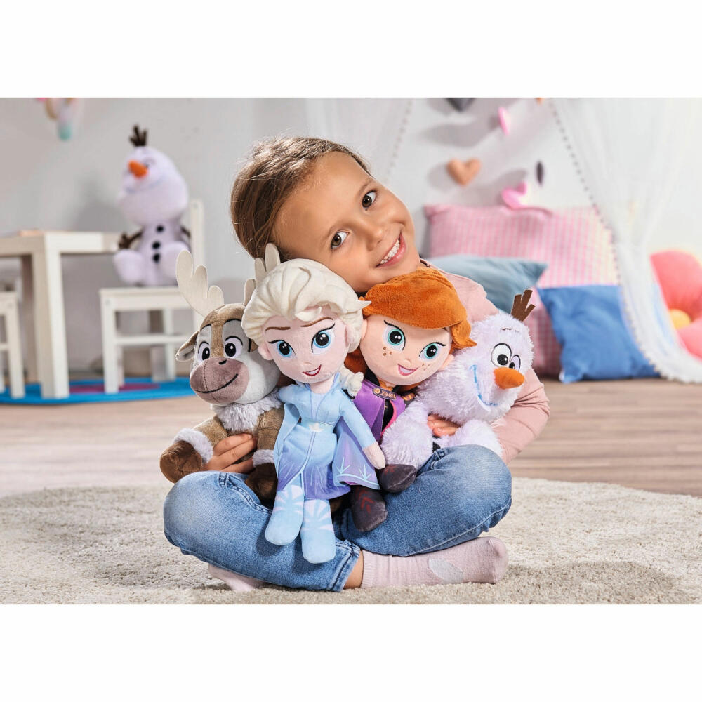 Simba Disney Frozen 2 Friends Olaf, Kuscheltier, Plüschtier, Stofftier, Stofffigur, Eiskönigin, 25 cm, 6315877641