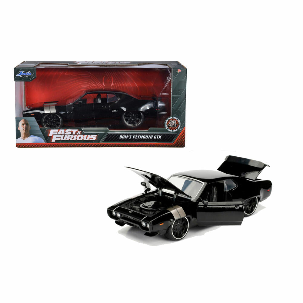 Jada Fast & Furious FF8 1972 Plymouth GTX, Modellauto, Modell Auto, Modellfahrzeug, Maßstab 1:24, 253203034