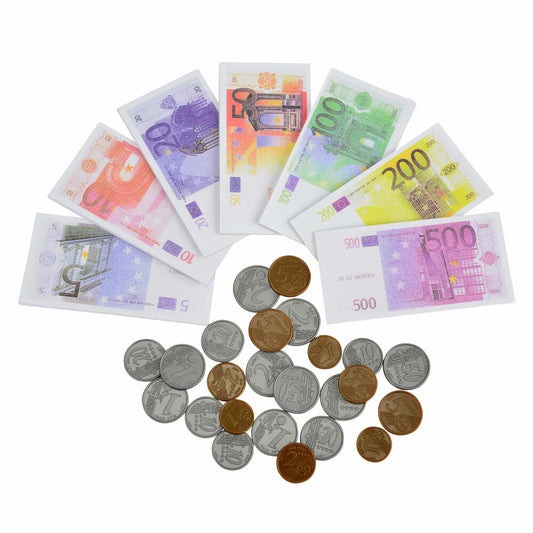 Simba Euro-Spielgeld, Spielgeld, Kaufladen Geld, Euro, Euros, 24 Münzen, 70 Scheine, Spielzeug, 104528647