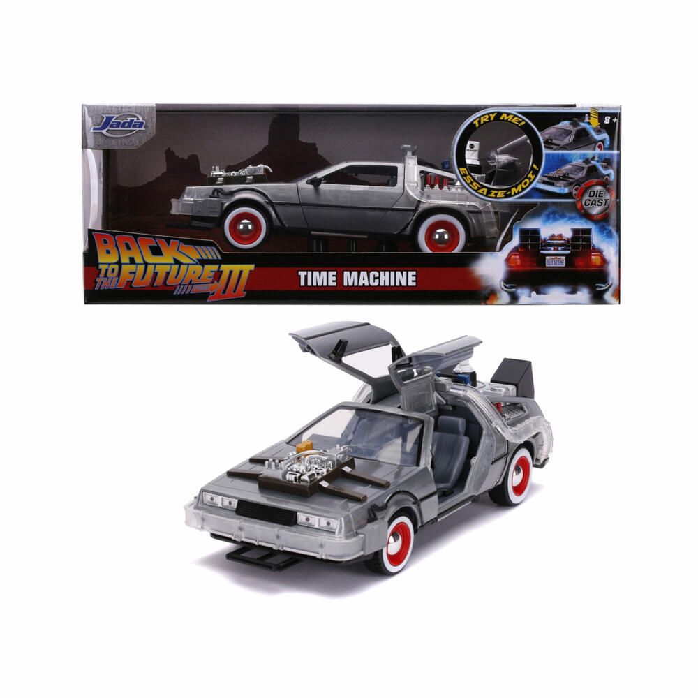 Jada Time Machine, Back to the Future 3, Modellauto, Modell Auto, Modellfahrzeug, Maßstab 1:24, 253255027