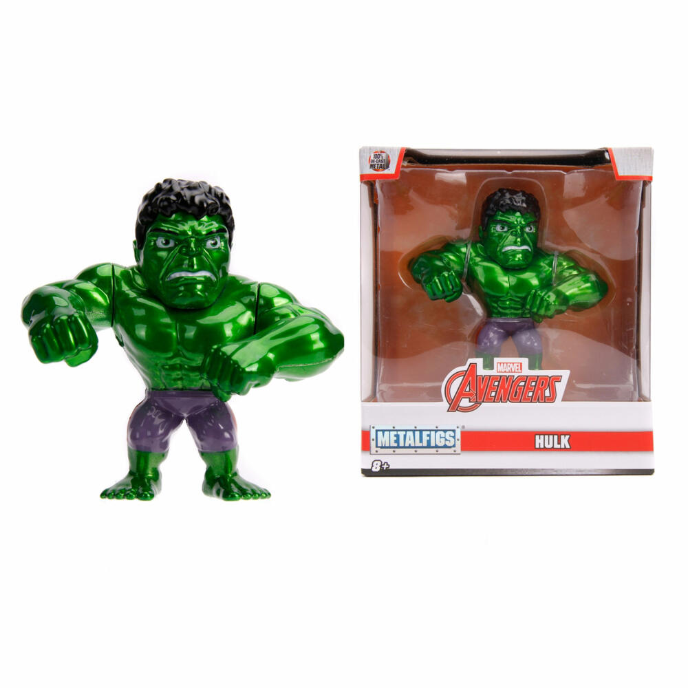 Jada Marvel Hulk Figure, Metallfigur, Metall Figur, Spielfigur, Actionfigur, Action, Spielzeug, 253221001