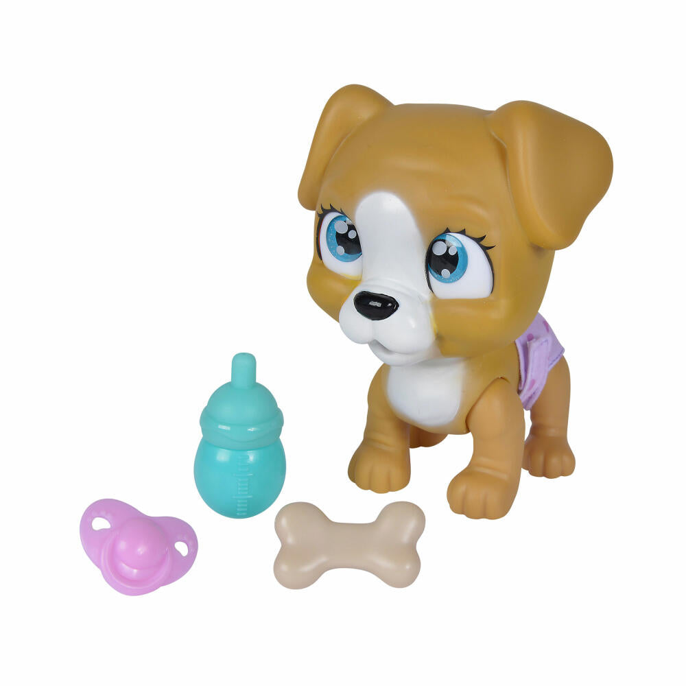 Simba Pamper Petz Hund, Spielzeughund, Spielzeug, Haustier, Tierbaby, mit Funktion, ab 3 Jahre, 15 cm, 105953050
