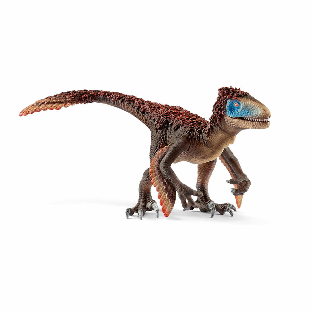 Schleich Dinosaurs Utahraptor, Dinosaurier, Dino Saurier, Spielfigur, H 9.5 cm, 14582