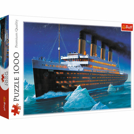 Trefl Puzzle Titanic, Schiff, 1000 Teile, 68.3 x 48 cm, 10080