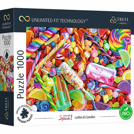 Trefl Puzzle UFT Color Splash: Lollies & Candies, 1000 Teile, 68.3 x 48 cm, 10701