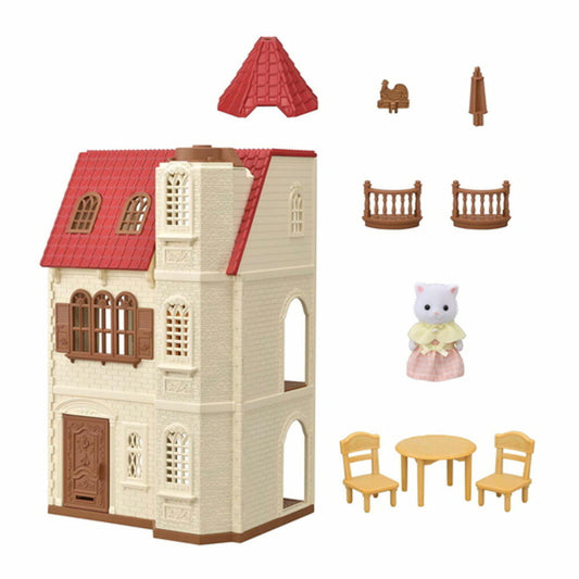 Sylvanian Families Schlossvilla, Schloss Villa, Wohnhaus, Haus, Häuser, Puppenhaus, Spielzeug, 5400