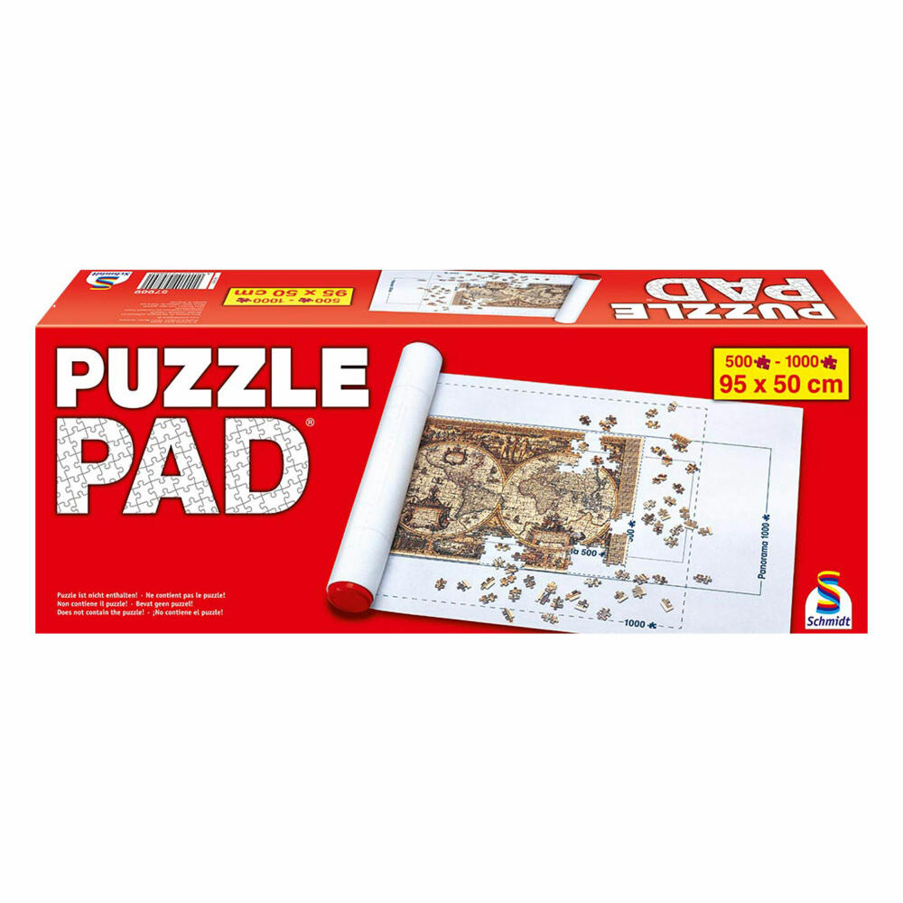 Schmidt Spiele Puzzle Pad für Puzzles bis 1000 Teile, Puzzletransportrolle, Puzzlezubehör, 57989