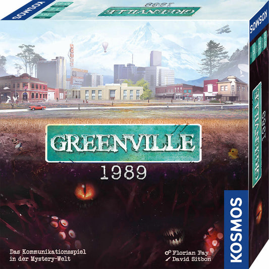 KOSMOS Greenville 1989, Erwachsenenspiele, Kommunikationsspiel, Gesellschaftsspiel, Mystery Spiel, ab 16 Jahren, 680039