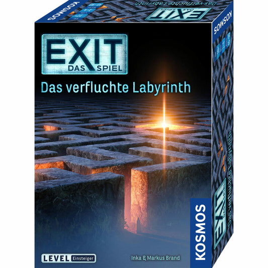 KOSMOS EXIT - Das verfluchte Labyrinth, Escape-Spiel, Spiel, Level Einsteiger, ab 10 Jahren, 682026