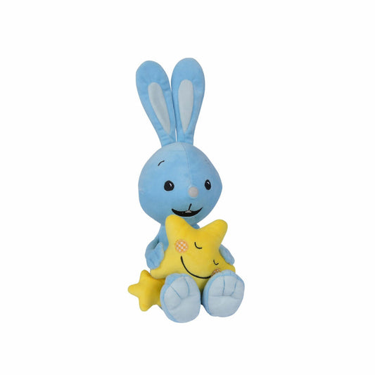 Simba KiKANiNCHEN Spieluhr, Musikuhr, Hase, Kuscheltier, Musik, Brahms Wiegenlied, Spielzeug, 35 cm, 109461012